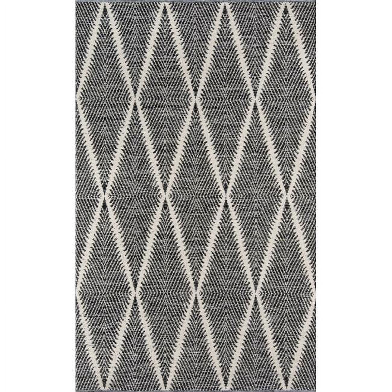Erin Gates RIVERRIV-1BLK2380 2 ft. 3 in. x 8 ft. River Riv-1 Hand Woven Runner Rug - Black