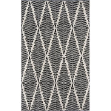 Erin Gates RIVERRIV-1BLK2380 2 ft. 3 in. x 8 ft. River Riv-1 Hand Woven Runner Rug - Black