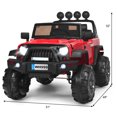thumbnail image 2 of Gymax Electric Kids Ride On 12V Truck Car w/ MP3 Remote Control Red, 2 of 9