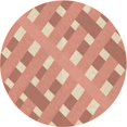 thumbnail image 1 of Ahgly Company Tapis Rond Lavable en Machine Intérieur Transitionnel Orange, 3 Pieds Rond, 1 of 7