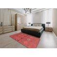 thumbnail image 4 of Ahgly Company Tapis d'Intérieur Rectangulaire Abstrait Rouge Tapis de Zone Abstrait, 8 Pieds x 12 Pieds, 4 of 6