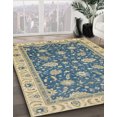 thumbnail image 2 of Ahgly Company Indoor Round Abstract Green Oriental Area Rugs, 4' Round, 2 of 6