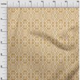 thumbnail image 3 of oneOone Polyester Lycra Mustard Yellow Fabric Ikat Craft Projects Decor Fabric Printed By The Yard 56 Inch Wide, 3 of 5