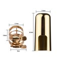 thumbnail image 3 of Muslady Double Screw Adjustment Saxophone Stringer Compact and Durable Saxophone Stringer with Mouthpiece Cover for Alto Saxophone, 3 of 8