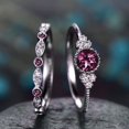 thumbnail image 3 of TopLLC Rings Women's Fashion Diamond Couple Jewelry 1 Pair Rings Set Size 6 Ring ring, 3 of 3