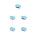 thumbnail image 2 of crativent Wall Charger 3 Port Universal Lightweight Compact USB Power Adapter Phone Charging Cell Cameras MP3 Gift Mobile Blue 5Set, 2 of 6