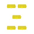 thumbnail image 3 of Thinsony 10 Grid Plastic Jewelry Removable Storage Box Beads Container Earring Yellow 12.8x6.5x2.2cm 5Set, 3 of 6