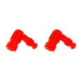 thumbnail image 2 of Decodeary Durable Bouchon en Caoutchouc Moto Bouchon Polyvalent pour Accessoire Rouge 2Set, 2 of 6