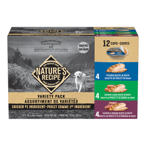 Natures Recipe Wet Dog 12 Count Variety Pack
