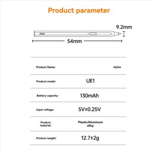 2X 4096 Stylus Pen for Paper Pro Stylus with Eraser 4096 Pressure-Sensitive Magnetic Touch Screen Stylus
