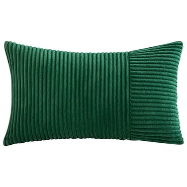 RKSTN Throw Pillows Corduroy Splicing Pillowcase With Modern Style Living Room Sofa Cushion Border Solid Color Waist Pillow Cushion Soft Throw Pillows for Couch Living Room Outdoor,
