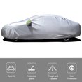 thumbnail image 2 of Car Cover Full Sedan Covers with Reflective Strip Sunscreen Protection Dustproof Scratch-Resistant Universal XXL, 2 of 6