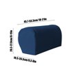 thumbnail image 3 of Fwttom All Inclusive Solid Color Plaid Sofa Armrest Cover Elastic Sofa Armrest Protective Cover Thickened Non Slip Armrest Cover for All Seasons 2Pc, 3 of 6