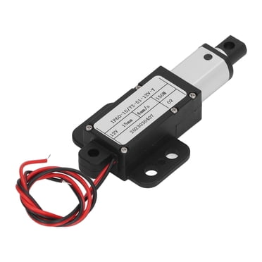 Electric Micro Linear Actuator, 0.59" Stroke 150N 33.7lbs Speed 0.15" Sec Mini Metal Motion Actuator Small 12v Dc Servo Motor With Mounting Bracket For Sofa Massage Recliner