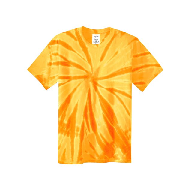 Gravity Threads Youth Tie-Dye Short-Sleeve T-Shirt - Gold - X-Large