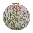 thumbnail image 2 of Chmadoxn Cross-Stitch Beginner's Embroidery Flower Kit,Beginner Hand Embroidery 0 Based Diy Hand Embroidery Material Package embroidery embroidery, 2 of 3