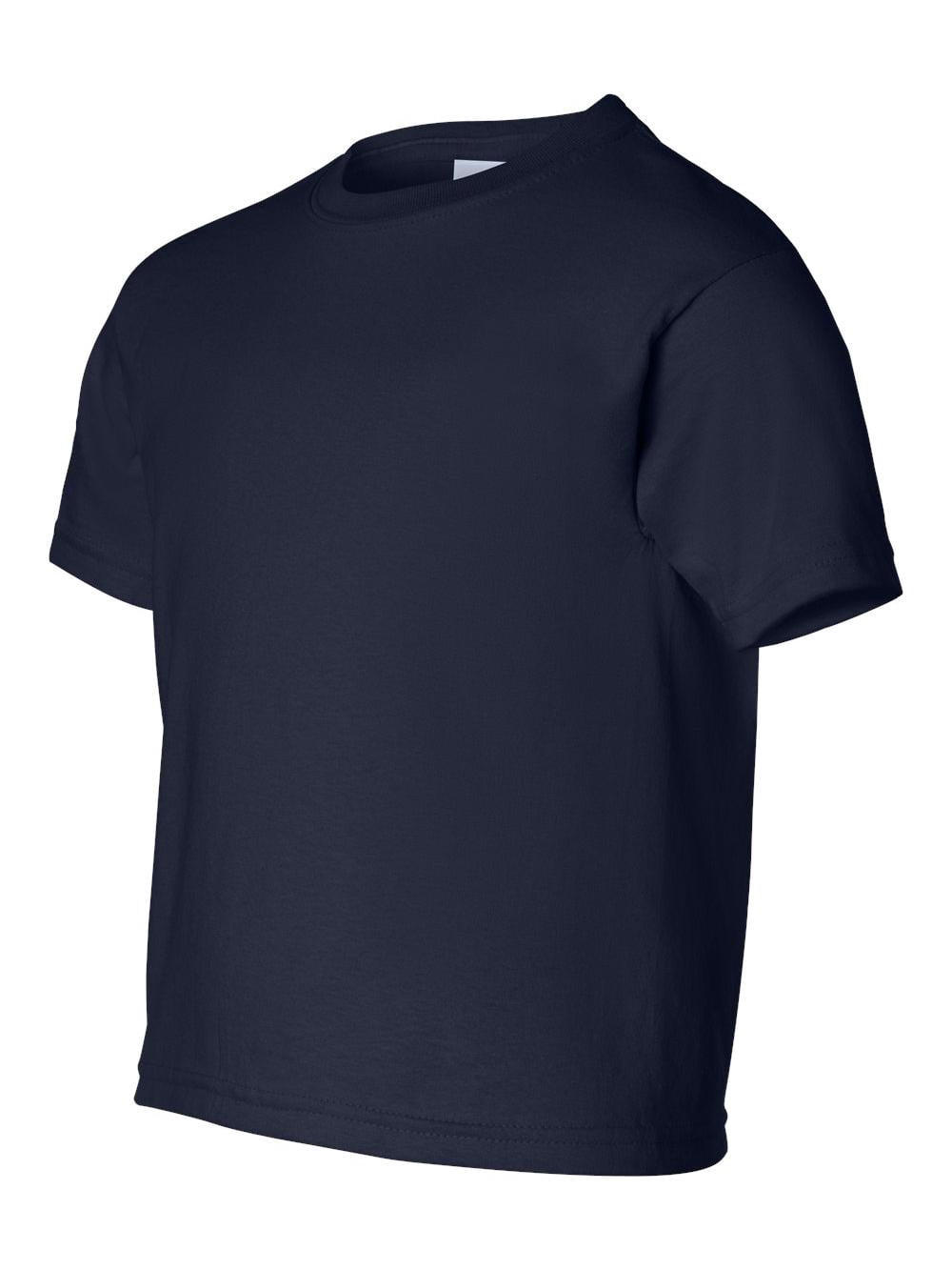 Gildan - T-Shirt pour Jeunes Ultra Cotton - 2000B - Marine - Taille : L