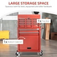 thumbnail image 2 of DURHAND Coffre à Outils à 6 Tiroirs sur Roulettes Verrouillable Armoire à Outils Roulante, 2 of 9