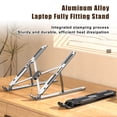 thumbnail image 4 of Aluminum Alloy 10-Level Adjustable Heat Dissipation Stable Load-Bearing Strong Lightweight, 4 of 8
