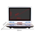thumbnail image 2 of 13 Inch Portable Games 3D HD Big Screen DVD EVD Player Mobile Theater Machine Video Singing With TV Card MP3 Speaker Game Music ,Swivel Screen, 2 of 6