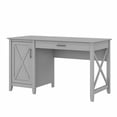 thumbnail image 1 of Bush Furniture Key West 54W Computer Desk with Keyboard Tray and Storage in Reclaimed Pine, 1 of 7
