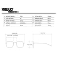 thumbnail image 3 of Metal Cat Eye Sunglasses with Blue Light Filtering Flat for Travel and Daily Comfort, 3 of 4