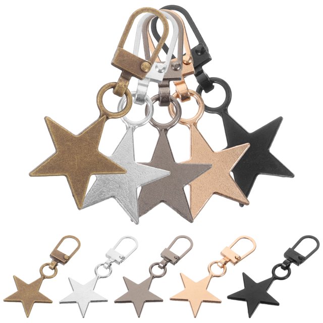 Miangastore 10Pcs Detachable Zipper Pulls Head Zipper Pulls Repair Pulls Head Bag Zipper Head