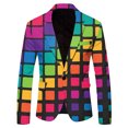 thumbnail image 1 of Costume de Loisirs Mode pour Hommes Carnaval Costume pour Hommes Imprimé avec Poche Costume pour Hommes Costume à Rayures pour Hommes Costumes pour Hommes Coupe Régulière Costume Homme Coupe Ajustée, 1 of 3