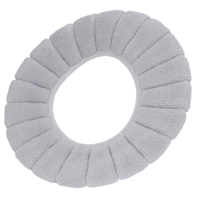 Toilet Cover Thickened Washable Soft Material Keep Warm Skin Friendly Durable Exquisite Color Toilet Cushion