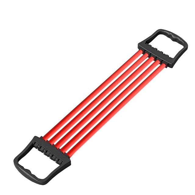 Hearth & Gear Corde Élastique D\'entraînement Physique / Bande d'Exercice pour Bras Extensible 5 Ressorts Réglable Expanseur de Poitrine Dispositif d'Entraînement des Bras Cordes Élastiques Exercice Ergonomique pour Femmes Hommes 1 Pce Boucle Amplificateur Bande de Tapis de Yoga