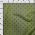 thumbnail image 2 of oneOone Viscose Jersey Fabric Leaves & Floral Block Print Fabric BTY 60 Inch Wide, 2 of 5