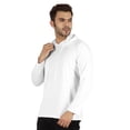 thumbnail image 4 of Inkmeso Solid Winter Hooded Sweatshirt For Mens Long Sleeve Drawstring Pullover Hoodie, 4 of 7