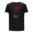 thumbnail image 3 of Weiqiqre T-Shirts pour Homme T-Shirt à Imprimé Graphique Col Rond Manches Courtes T-Shirt Décontracté Hauts, 3 of 4