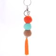 thumbnail image 1 of Pom Pom Keychain Handmade Bohemian Pompom Tassel Charm Handbag Charm for Women, 1 of 10