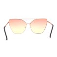 thumbnail image 2 of Womens Oversize Metal Rim Cat Eye Designer Sunglasses Gold Orange Yellow, 2 of 4