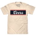 thumbnail image 1 of Coors Stripe Logo Cream Colorway T-Shirt-Large, 1 of 1