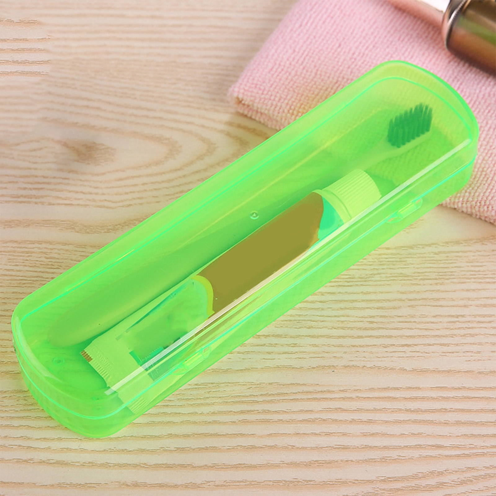 Pvc Sign Frame Toothbrush Case Transparent Travel Size Plastic Holder Portable ...