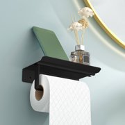 Bilqis Toilet Paper With Shelf Wall Mounted Toilet Paper Roll Toilet Tissue For Bathroom Washroom