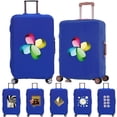 thumbnail image 2 of Travel Luggage Protective Cover 3d Pattern Travel Accessories Elastic Suitcase Case Apply To 18-28inch 8 3D010 L, 2 of 6