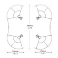 thumbnail image 3 of Protège-hélice 2Pcs Compatible pour Accessoire de Sécurité Mini 3 Pro Drone Pro Pro Pro Pro Pro Pro Pro Pro, 3 of 8