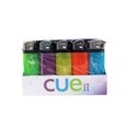 thumbnail image 1 of CUE II Briquets Classiques, Couleurs Assorties, Format Régulier, Longue Durée, Plateau de 50, 1 of 4