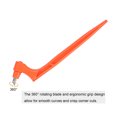 thumbnail image 3 of Unique Bargains Craft Cutting Tools, 360 Degree Rotating Blades Cutter with 15 Degree Blade, Orange, 3 of 5
