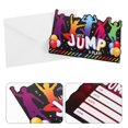 thumbnail image 4 of 12 Sets Jump Theme Party Invitations Fun And Unique Birthday Invite Cards With Envelopes For Boys Girls Kids Parties And Celebrations, 4 of 8