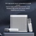 thumbnail image 3 of Thinsony Haut-Parleur Bluetooth Portable pour Enfants avec Puce Intégrée Intelligente Anti-Gémissement, Système PA, Blanc, 3 of 6