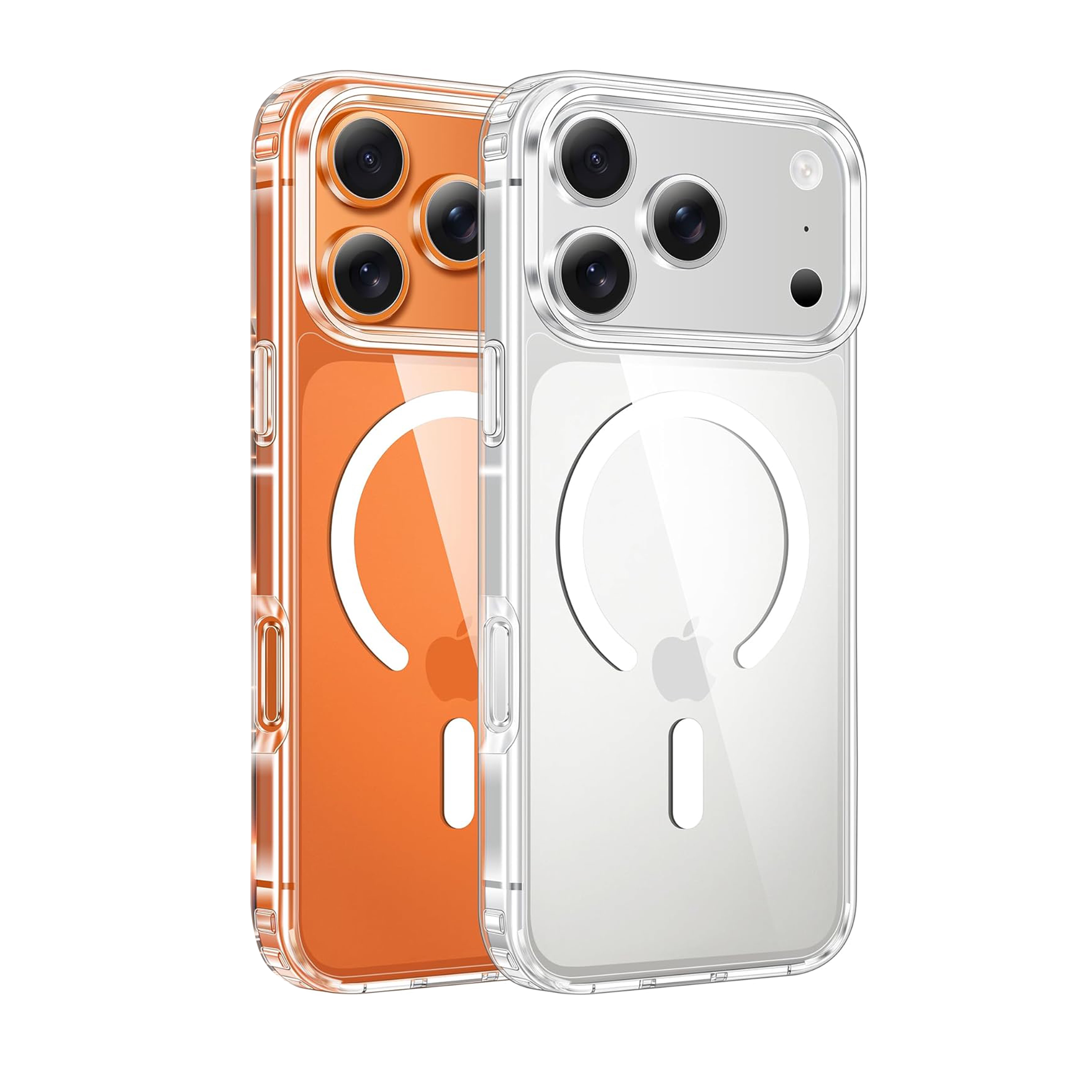 Onn. Étui en silicone résistant, compatible MagSafe, léger, à profil mince avec protection supérieure contre les chutes jusqu'à 1,8 m/6 pi pour iPhone 17 Pro Max