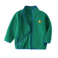 thumbnail image 2 of LOVZFMLL Jackets for Girls Kids's Teddy Fleece Top Zipper Jacket With Flannel Double-Sided Fleece Top Jacket 4-5 Years, 2 of 3