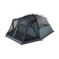 thumbnail image 2 of Coleman Skydome 8-Person Camping Tent With Screen Room, Blue Nights, 2 of 7