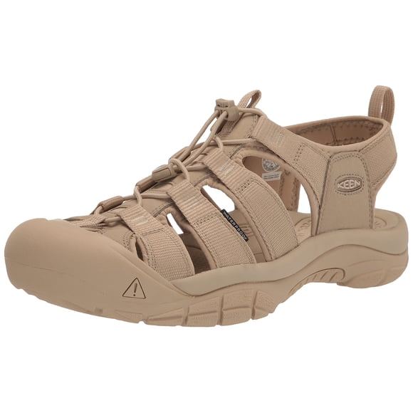 KEEN Men's Newport H2 Closed Toe Water Sandals, Monochrome/Safari, 10