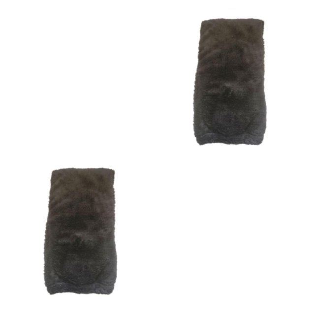 Youkk Warmth And Style Combined In Plush Over Knee Socks Wide Application Gift Idea black 2Set