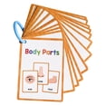 thumbnail image 1 of Jierger Clearance Body Parts Learning Cards | Body Parts Flash Cards for | English Pocket Card 15Pieces Body Parts Flash Card | Vocabulary Words Flashcard Educational Learning Flashcard for Kids, 1 of 9